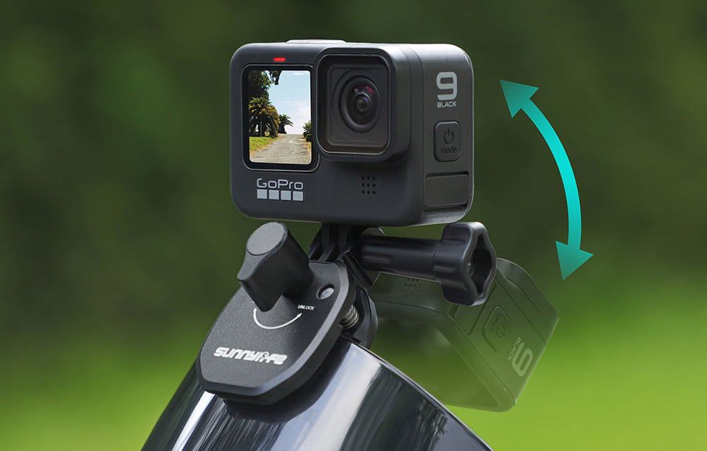 Sunnylife motorcycle mount for sports cameras