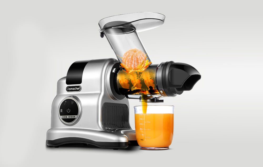 AMZCHEF ZM1517B-GA slow-running juicer (gray)