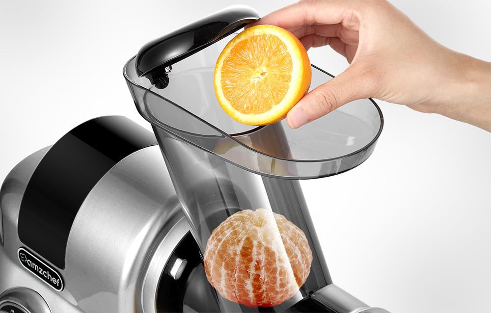 AMZCHEF ZM1517B-GA slow-running juicer (gray)